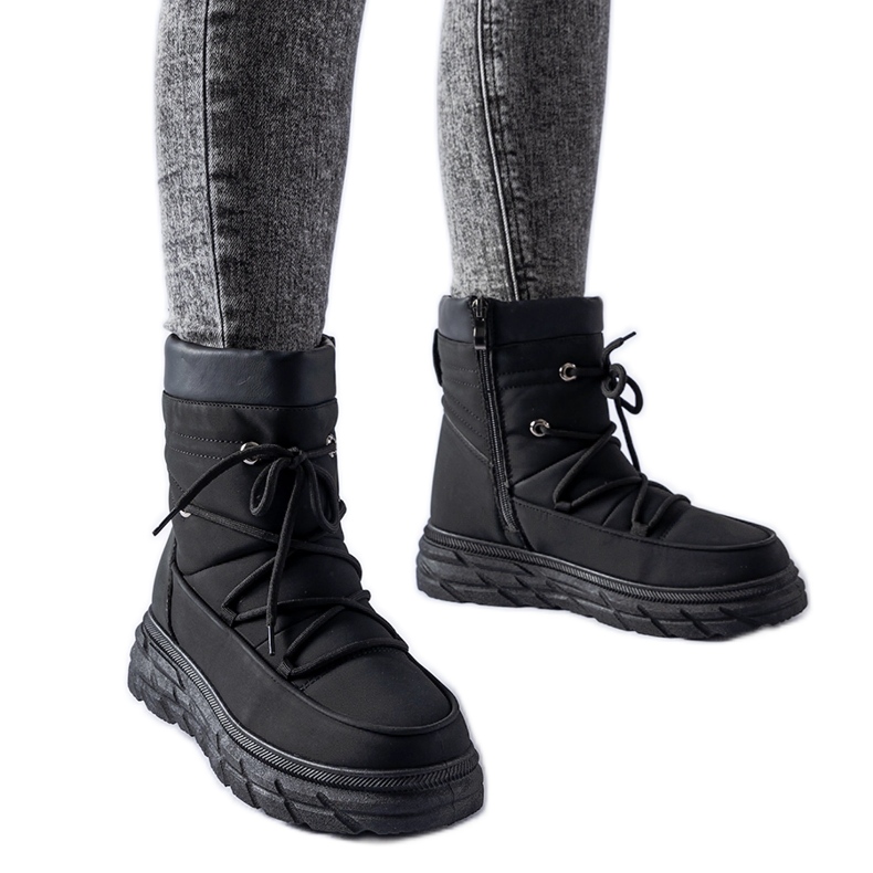 Botas de nieve con aislamiento Jamison negro mate