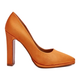 Zapatos de tacón alto Piatti naranja