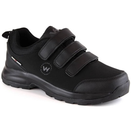 Zapatillas de trekking Vanhorn M WOL170 softshell con velcro negro