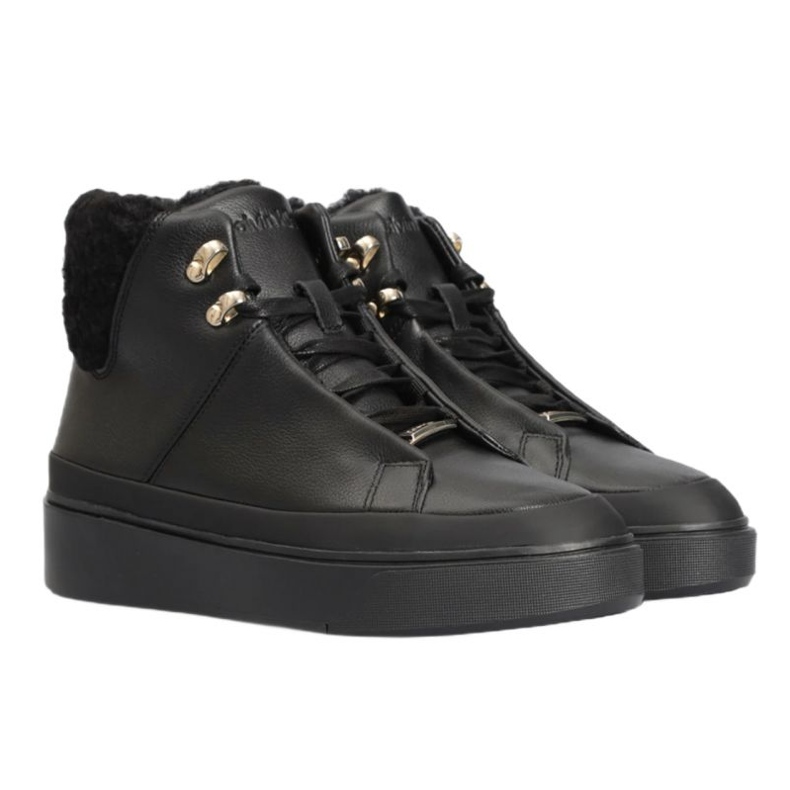 Calvin Klein Hell Cupsole Hi Top Wl W Zapatos HW0HW01208 negro Calvin Klein Hell Cupsole Hi Top Wl W Zapatos HW0HW01208 negro