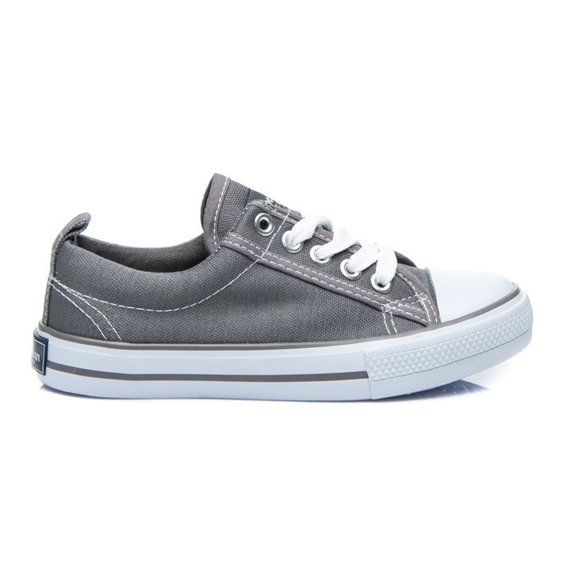 American Club Zapatillas americanas para niño gris