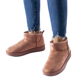 Botas de nieve cortas aislantes Guglielma rosa negro