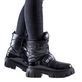 Botas de nieve con aislamiento Reppert en negro