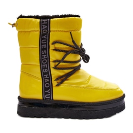 Botas De Nieve De Mujer Con Fijaciones Amarillo Lilar Botas De Nieve De Mujer Con Fijaciones Amarillo Lilar