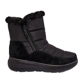 Botas de nieve de mujer con pelo negro Primose