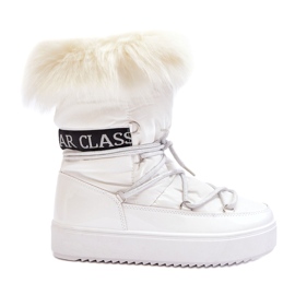 Seastar Botas de nieve con cordones para mujer Blanco