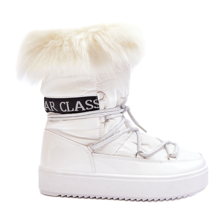 Seastar Botas de nieve con cordones para mujer Blanco