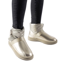 Botas de nieve cortas Delaune doradas brillantes dorado Botas de nieve cortas Delaune doradas brillantes dorado