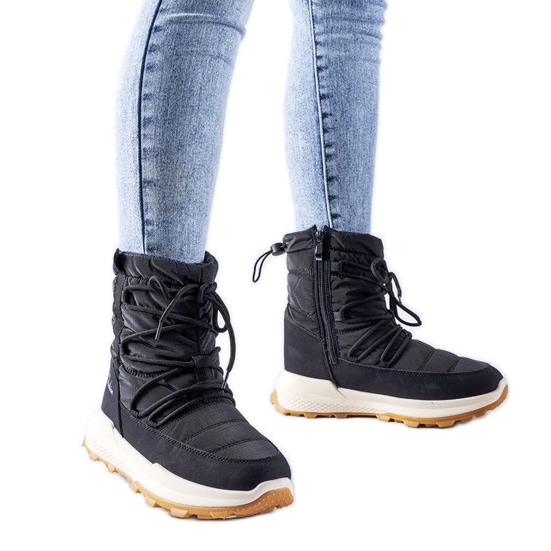 Botas de nieve Stephen negras con aislamiento negro Botas de nieve Stephen negras con aislamiento negro