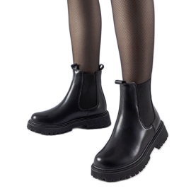 Botines sin cordones Edgar clásicos con aislamiento negros Botines sin cordones Edgar clásicos con aislamiento negros