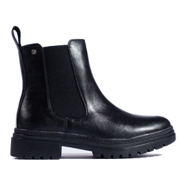 W. Potocki Botas Chelsea Potocki negras para mujer negro