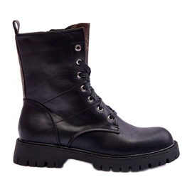 Botas ecológicas trabajadoras negras para mujeres negro