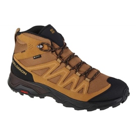 Zapatillas Salomon X Ward Leather Mid Gtx M 471818 marrón