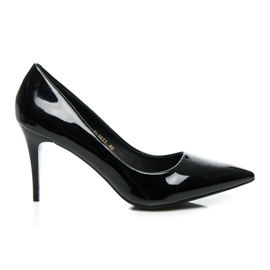 Comer Tacones lacados con estilo negro Comer Tacones lacados con estilo negro