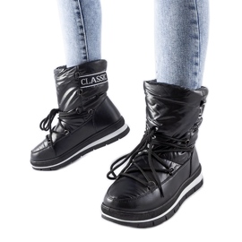 Botas de nieve con plataforma Vineyard en negro