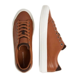 Zapatos Tommy Hilfiger Vulc Street Low Lth Prem M FM0FM04818 Gtu marrón