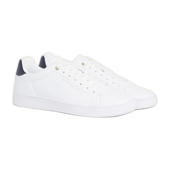 Tommy Hilfiger Court Cupsole Leather Zapatos M FM0FM04829YBS blanco