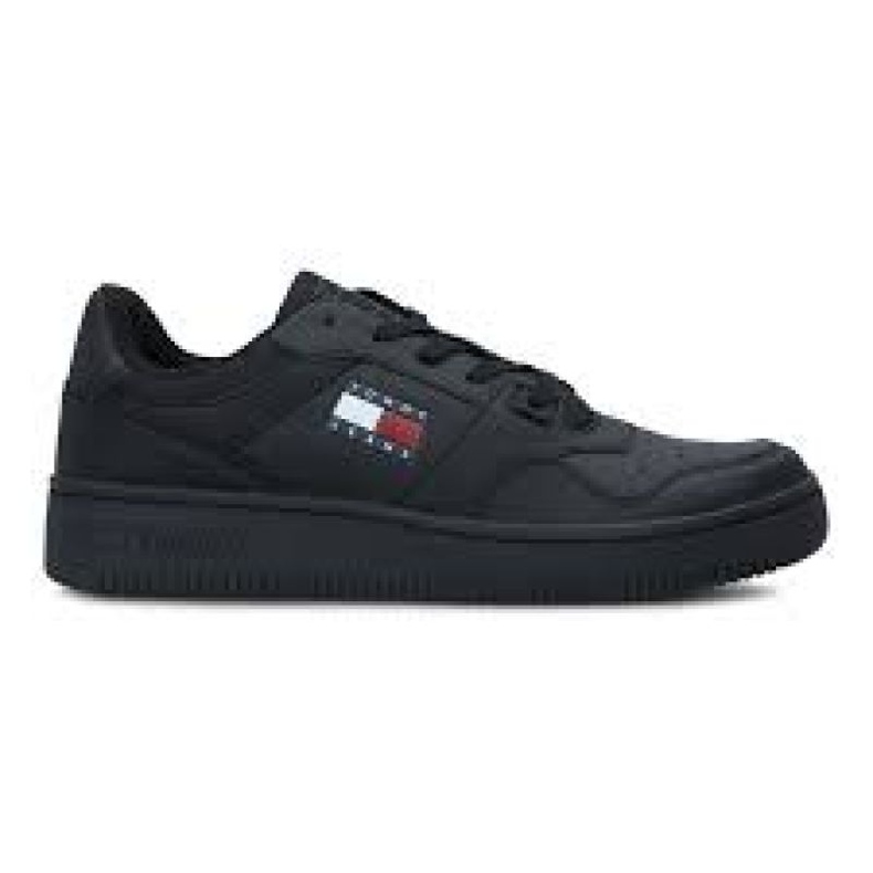Zapatos Tommy Hilfiger Retro Basket Ess M EM0EM00955 Ogk negro