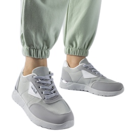 Deportivas de tela gris de Geraldino