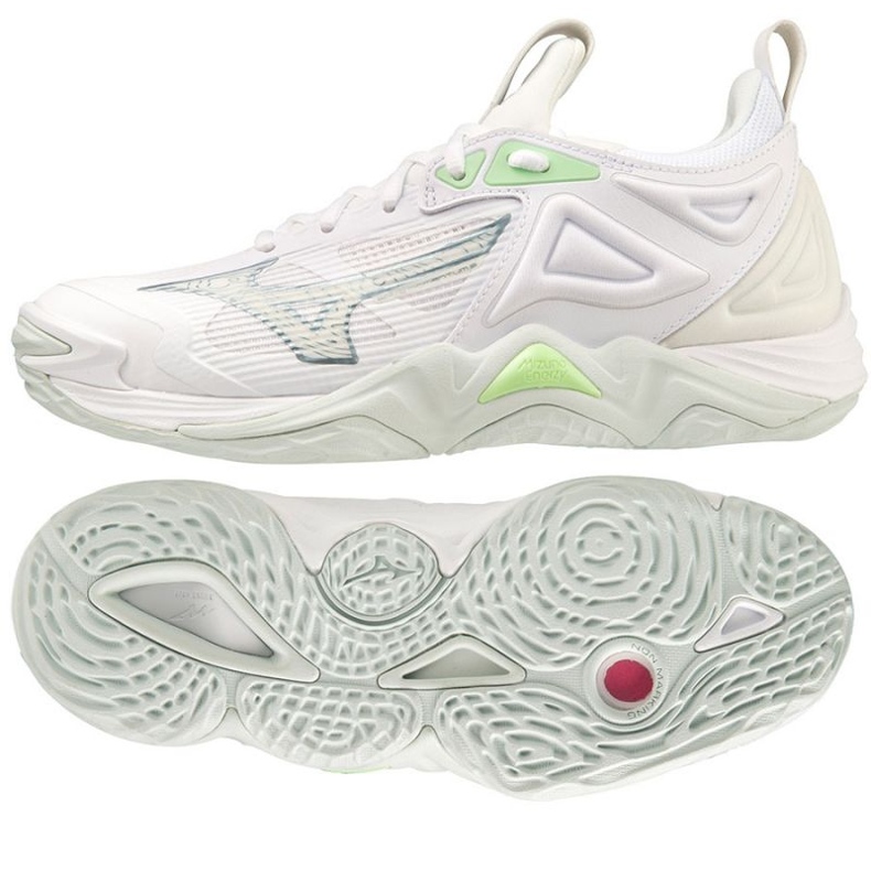 Zapatillas voleibol Mizuno Wave Momentum 3 W V1GC231235 blanco