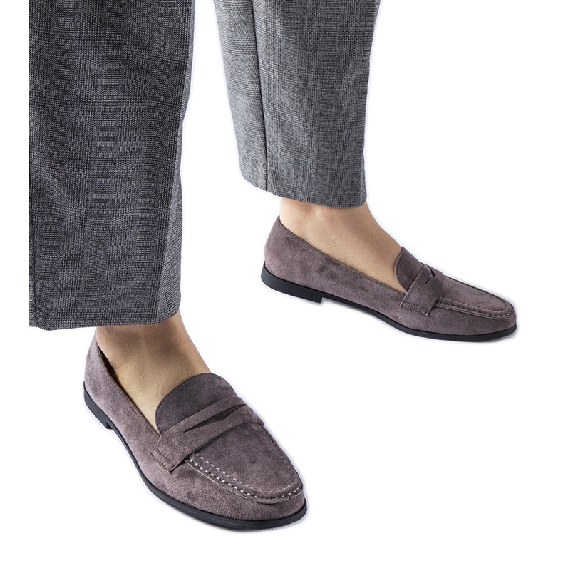 Mocasines Medford eco-ante gris oscuro
