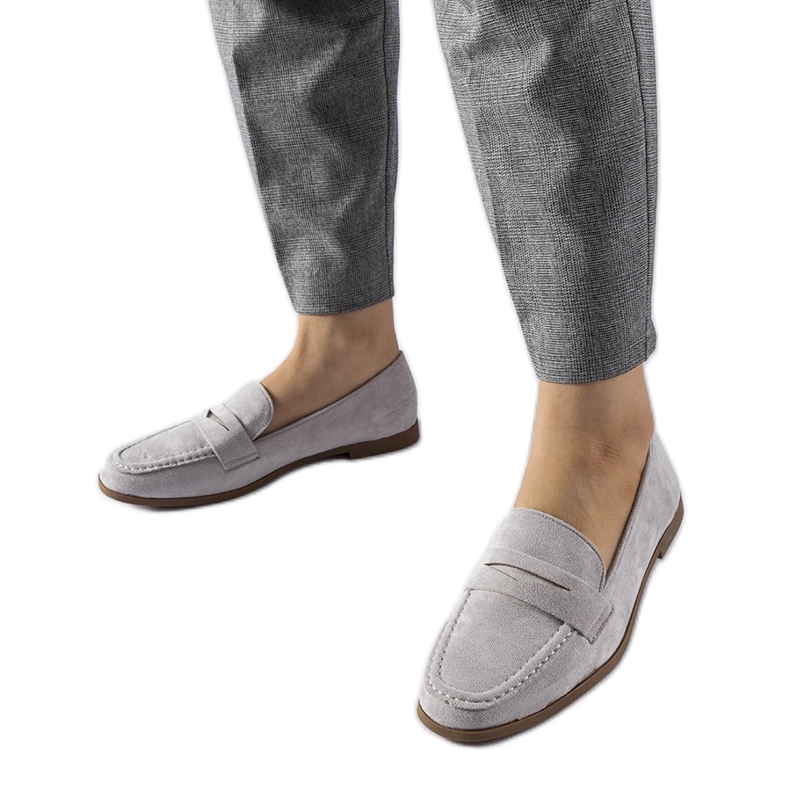Mocasines Medford gris ante ecológico