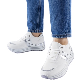 Zapatillas Provinciale blancas con plataforma blanco