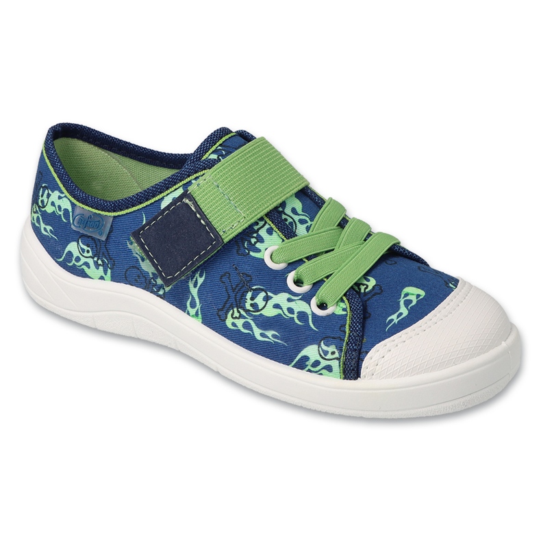 Zapatillas infantiles befado 351Y029 azul-verde