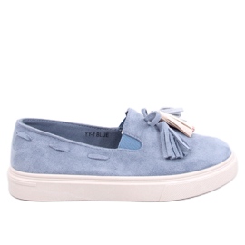Krauss Mocasines borlas azules