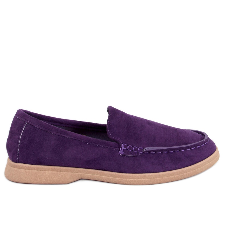 Mocasines suaves de mujer de Justt Purple violeta