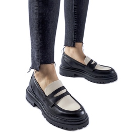 Mocasines Miniato macizos negros