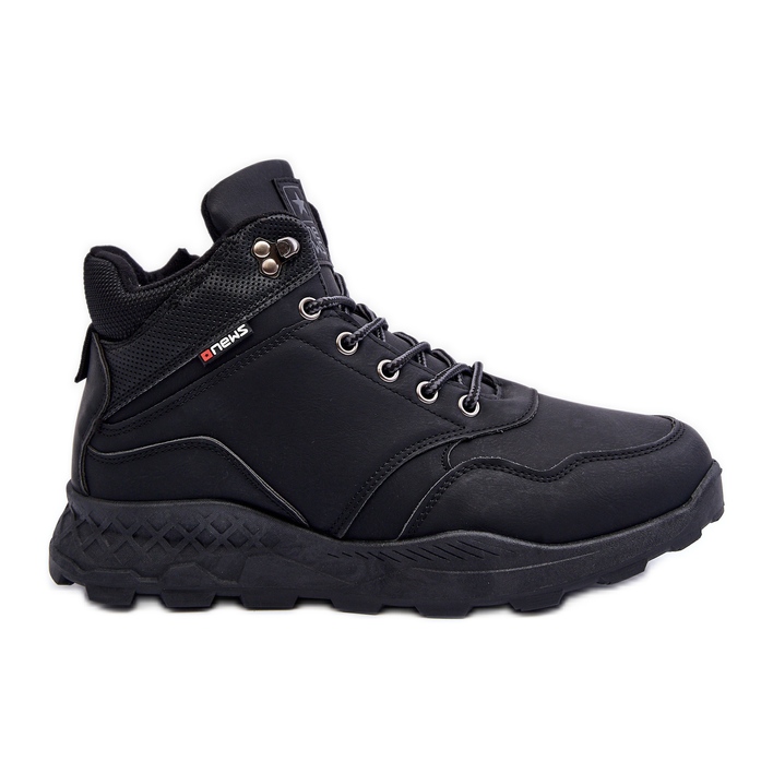 Botas de trekking aislantes para hombre Daviana negras negro