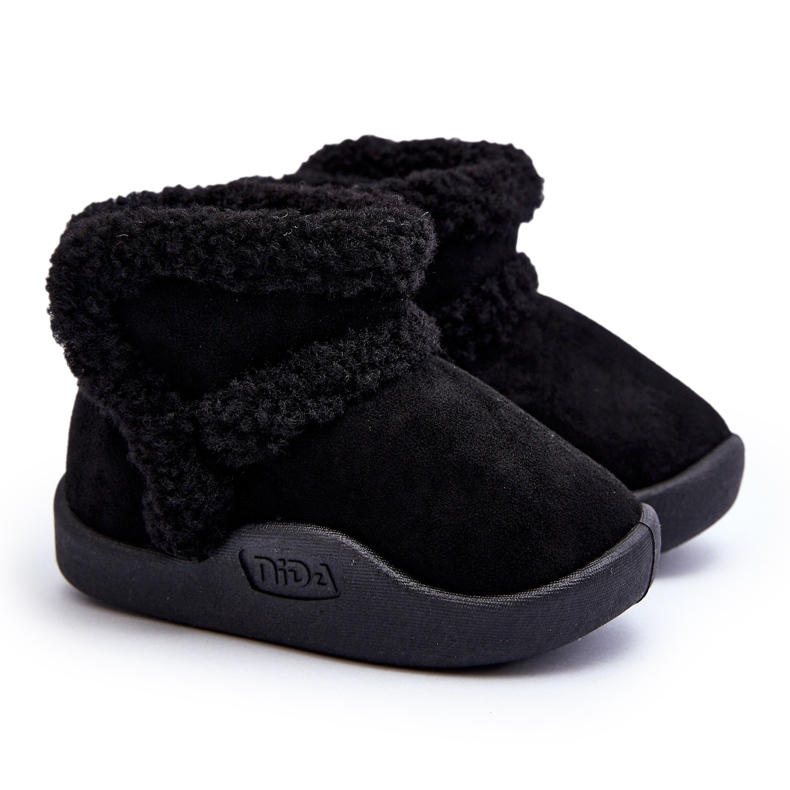 Botas de Nieve Infantiles con Velcro Negro Unitia Botas de Nieve Infantiles con Velcro Negro Unitia