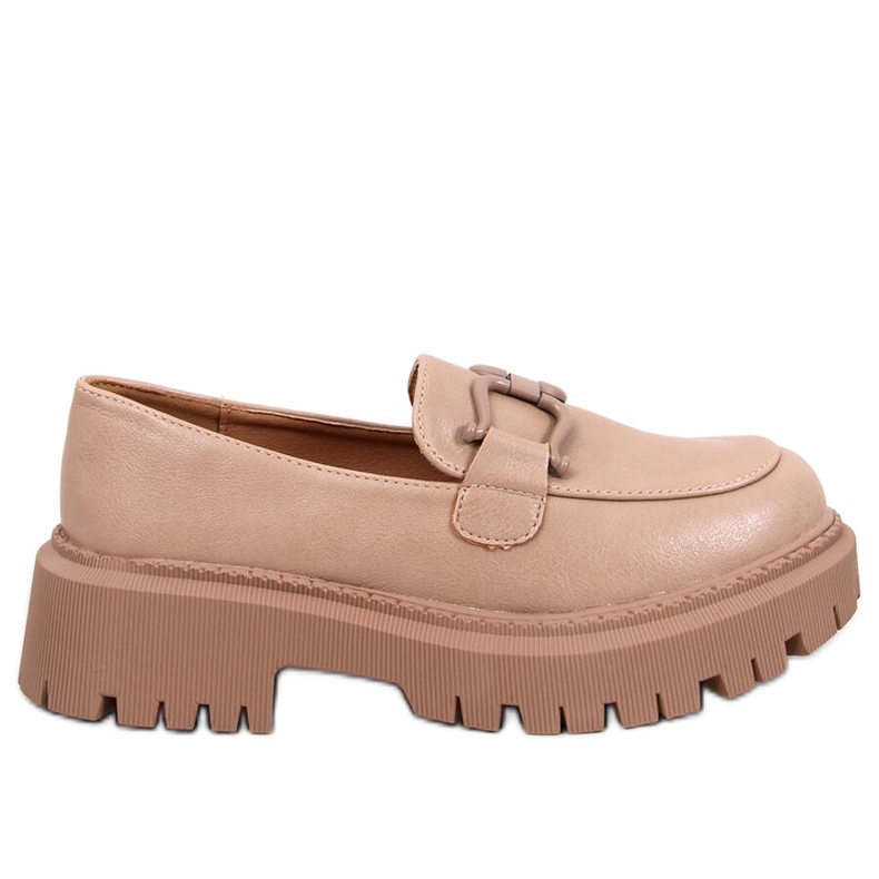 Mocasines con plataforma Elken caqui beige