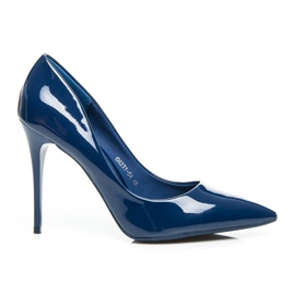 Queen Bee Zapatos de salón Passion barnizados azul