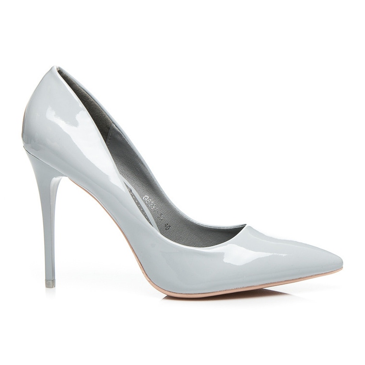 Queen Bee Zapatos de salón Passion barnizados gris