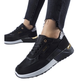 Zapatillas Roganzuolo negras con purpurina negro