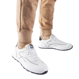 Zapatillas deportivas Pinarella blancas. blanco
