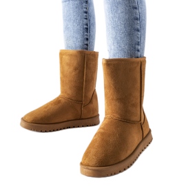 Botas de nieve Ireneo clásicas con aislamiento marrón
