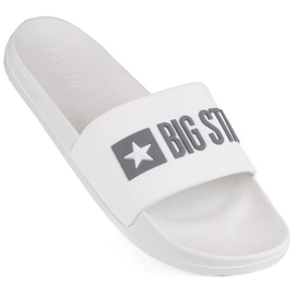 Chanclas de piscina mujer blanca Big Star FF274A199 blanco