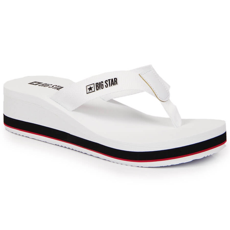 Chanclas cuña blanca Big Star JJ274A333 blanco