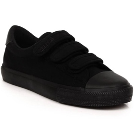 Zapatillas con velcro Big Star W INT1842D negro