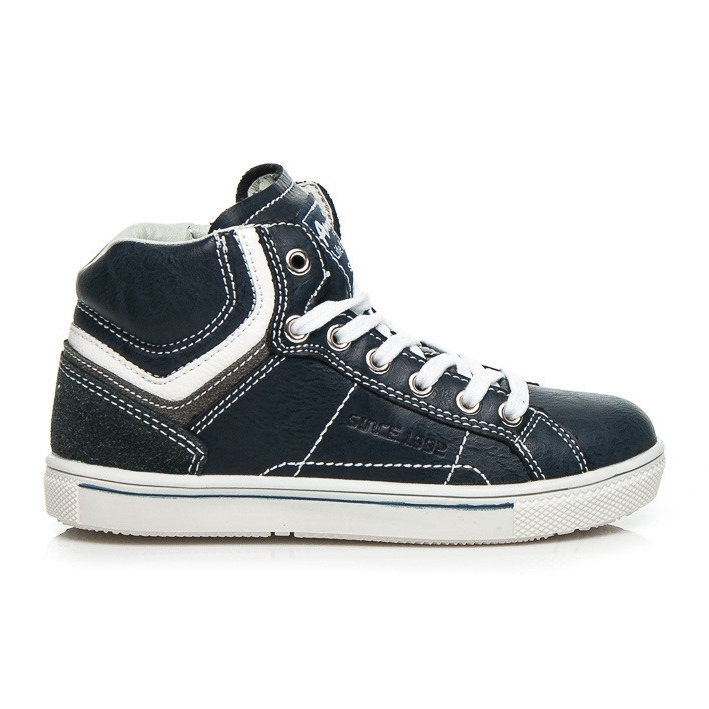 American Club Zapatillas sólidas para niño azul