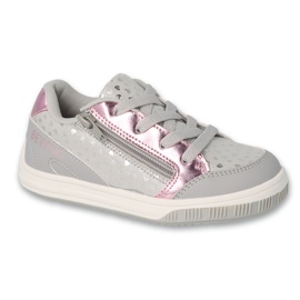 Befado deportivo infantil 514Y003 gris-rosa