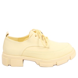 Mocasines suela alta Unna Amarillo Mocasines suela alta Unna Amarillo