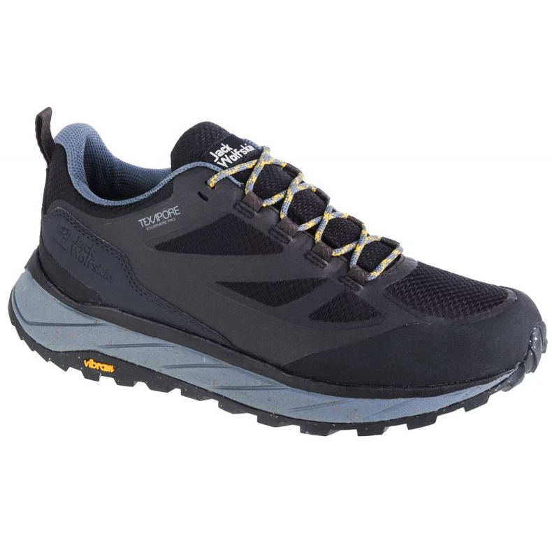 Zapatillas Jack Wolfskin Terraventure Texapore Low M 4051621-6364 negro