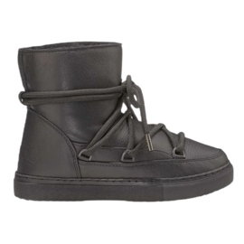 Botas de nieve Inuikii Full Leather W 75202-087 negro