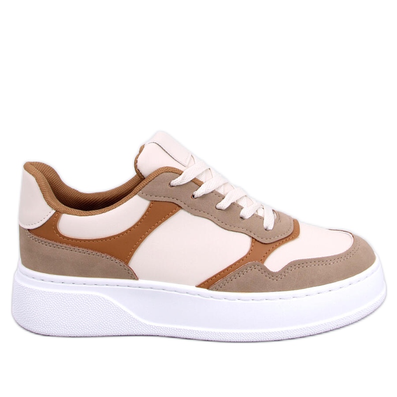 Deportivas mujer Brewer Kaki Panda beige Deportivas mujer Brewer Kaki Panda beige