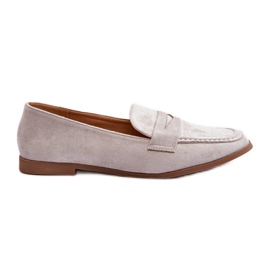 Mocasines Clásicos Mujer Gris Olevin