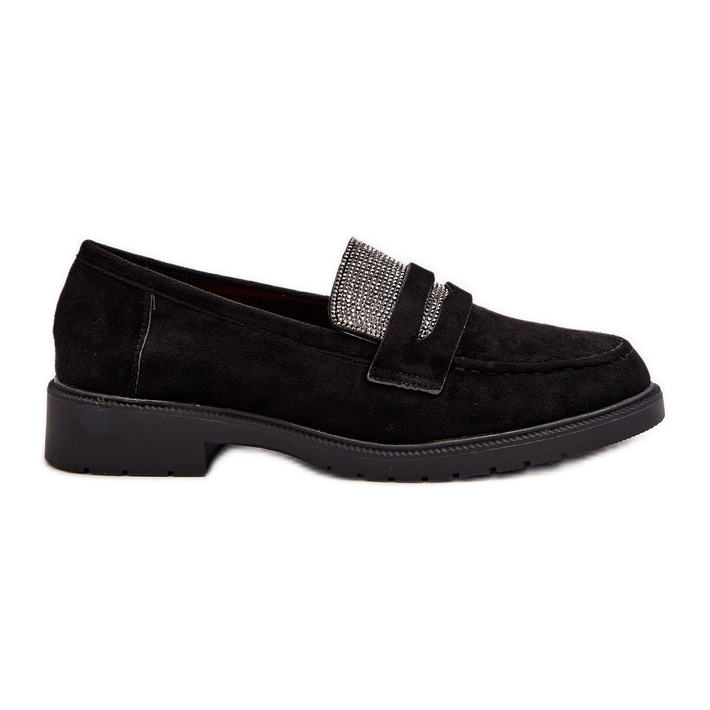 Mocasines Decorados Mujer Negros de Dananei